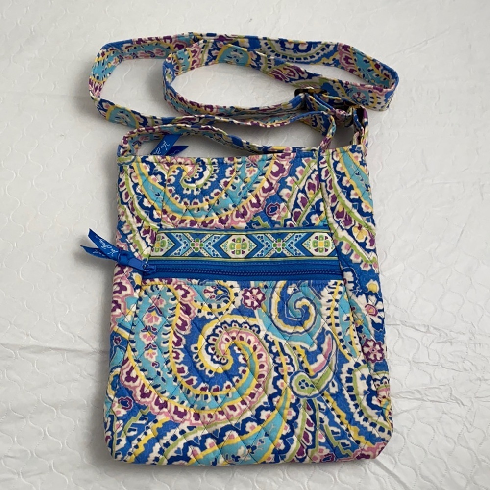 Vera Bradley Capri Blue multicolor hipster crossbody bag